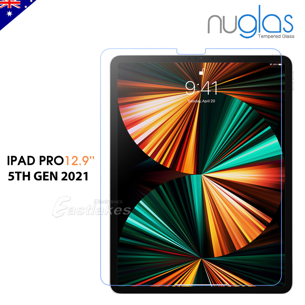 NUGLAS Tempered Glass Screen Protector For All Apple iPad - Eastlakes Electronics